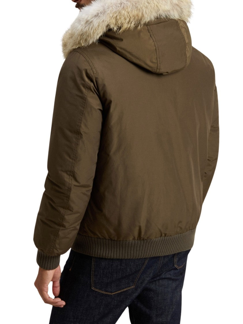 Woolrich Polar Ramar Cloth Detachable Fur Bomber Jacket