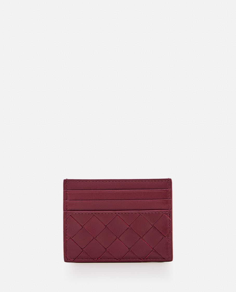 Bottega Veneta Woven Leather Card Holder