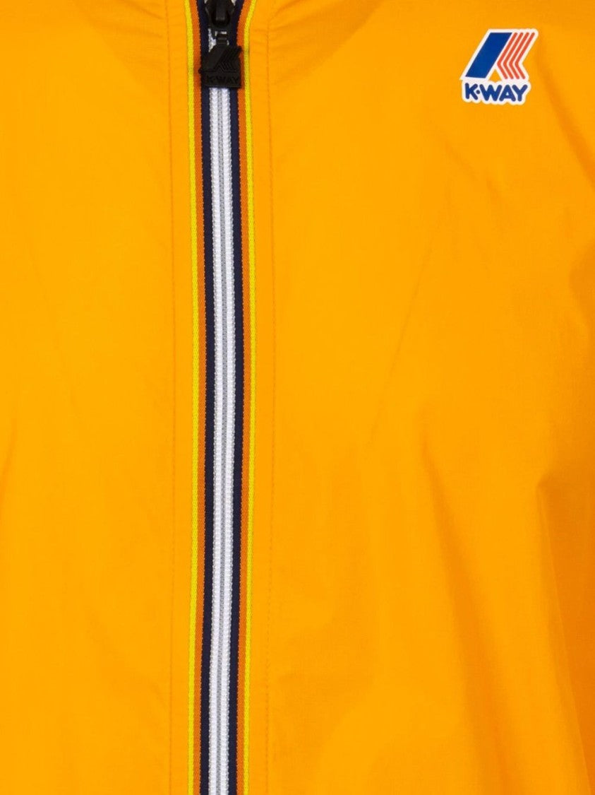 K-Way Orange Le Vrai Hooded Jacket