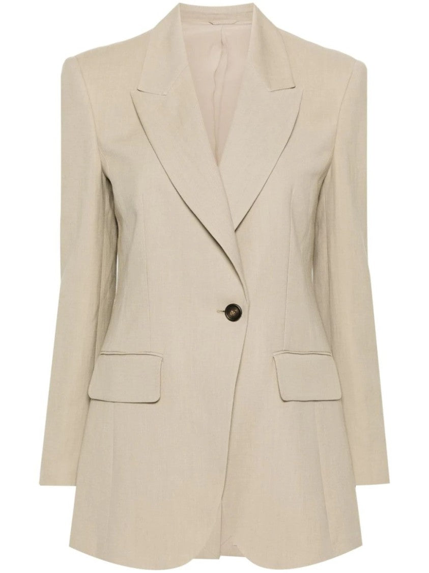 Brunello Cucinelli Tailored Neutral Jacket