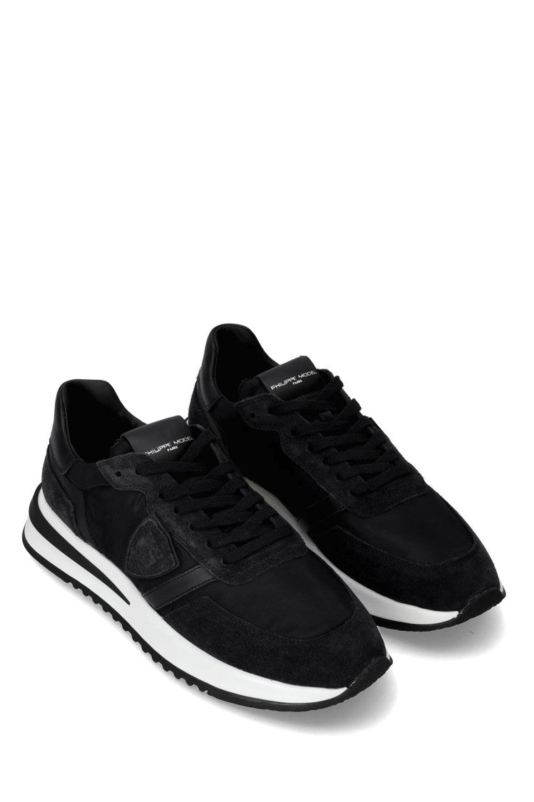 Philippe Model Black Tropez 2.1 Suede Nylon Sneakers