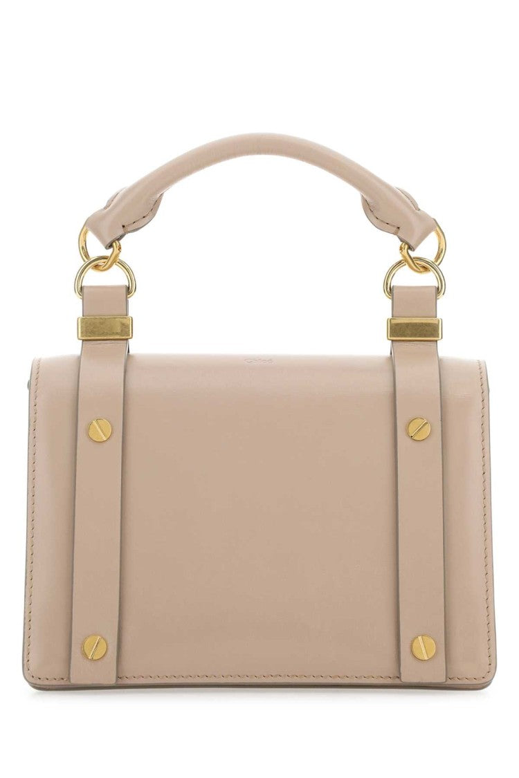 Chloé Powder Pink Leather Small Ora Handbag
