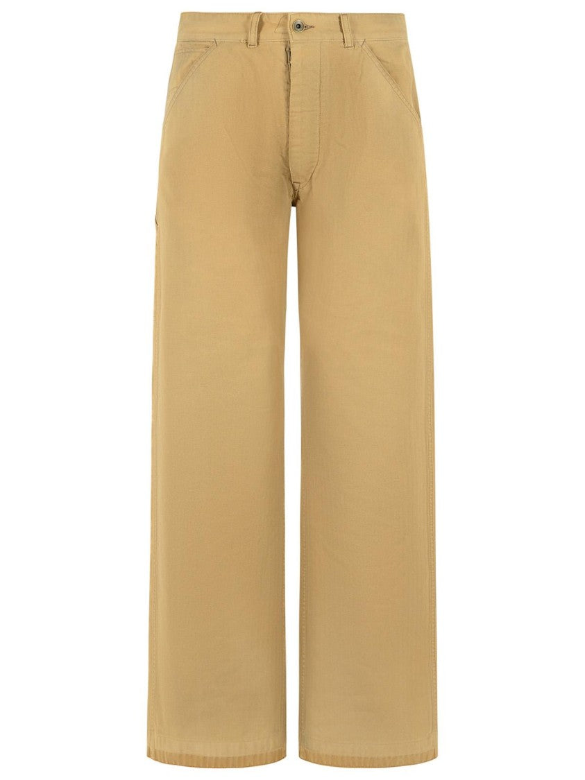 Maison Margiela Beige Cotton Jeans