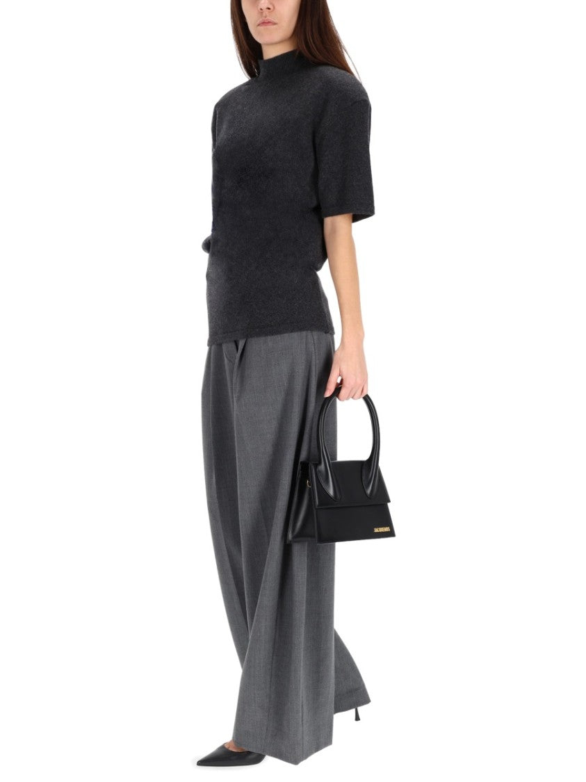 Jacquemus Grey High Neck Sweater