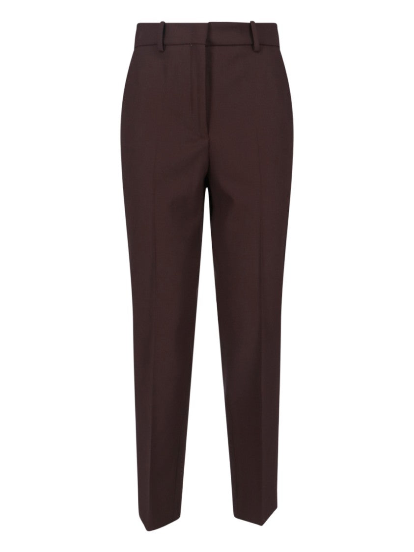 Incotex Straight-Leg Trousers With Mid-Rise Elastic Waistband And Tailored Finish