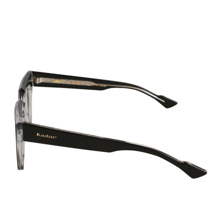 Kador Tanya Glossy Black Square Frame Sunglasses