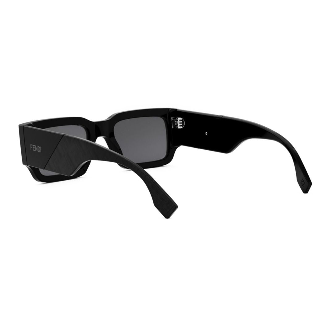 Fendi Fe40131i Bold Rectangular Acetate Sunglasses