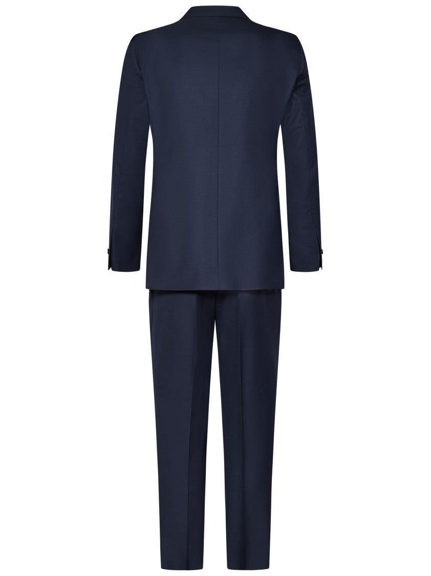 Franzese Collection Two-Piece Tailored Suit In Tasmanian Wool