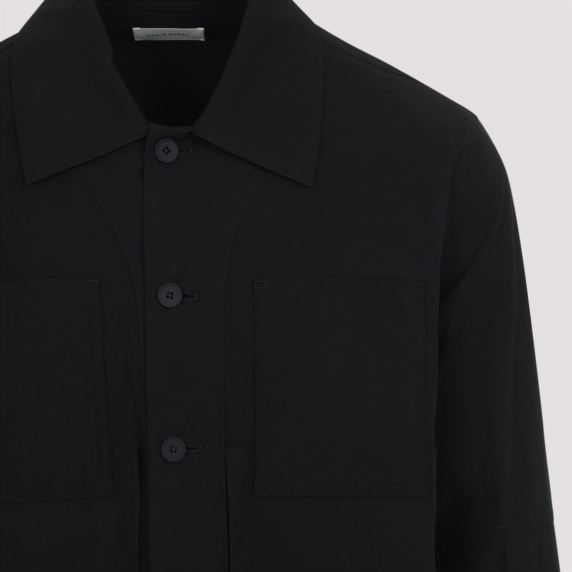 Craig Green Black Cotton Worker Jacket