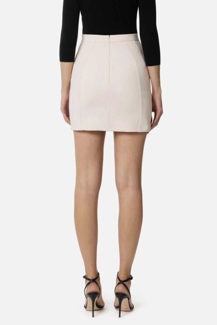 Elisabetta Franchi Tailored A-Line Skirt With Decorative Buttons
