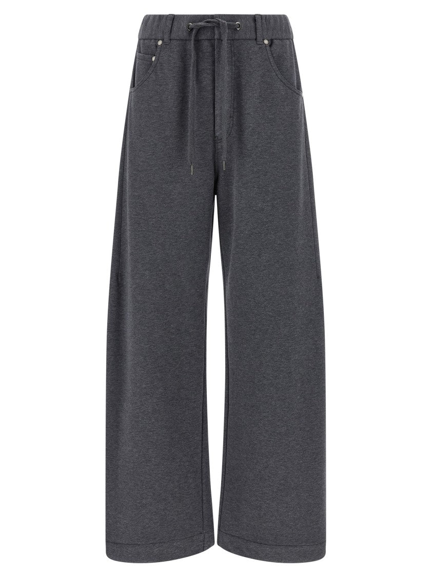 Brunello Cucinelli Heavy Brushed Cotton Joggers