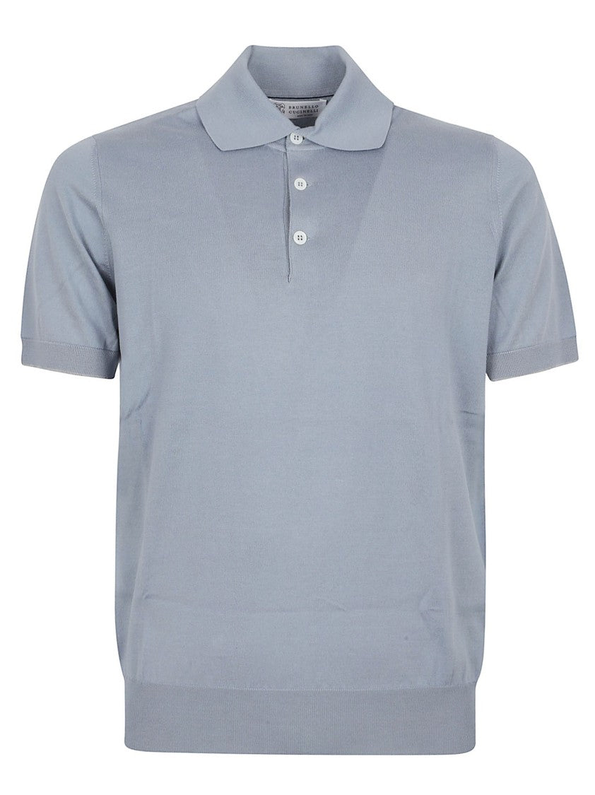 Brunello Cucinelli Short-Sleeved Polo Shirt