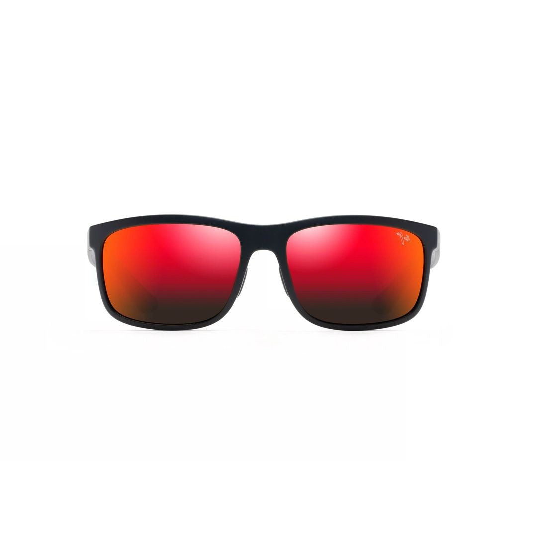 Maui Jim Red Mj0449s Gradient Mirrored Rectangular Sunglasses