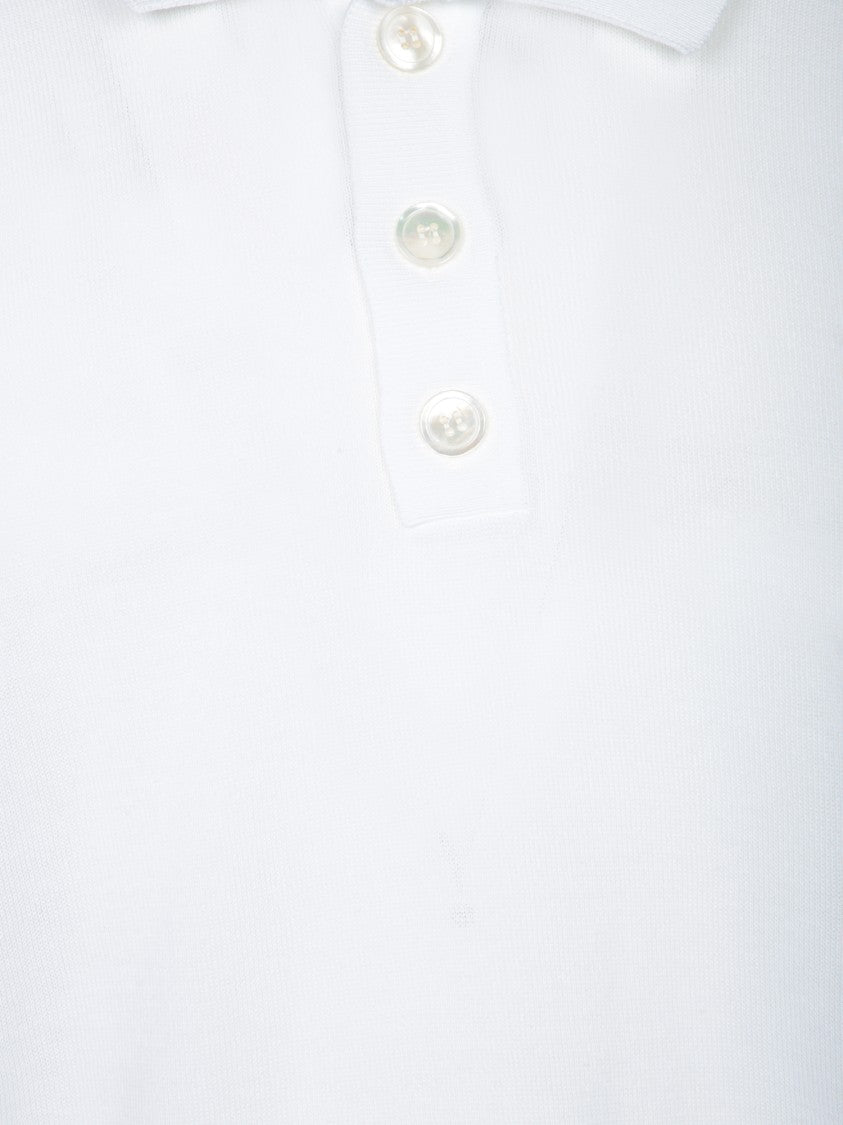 Amaranto Classic Polo-Style White T-Shirt