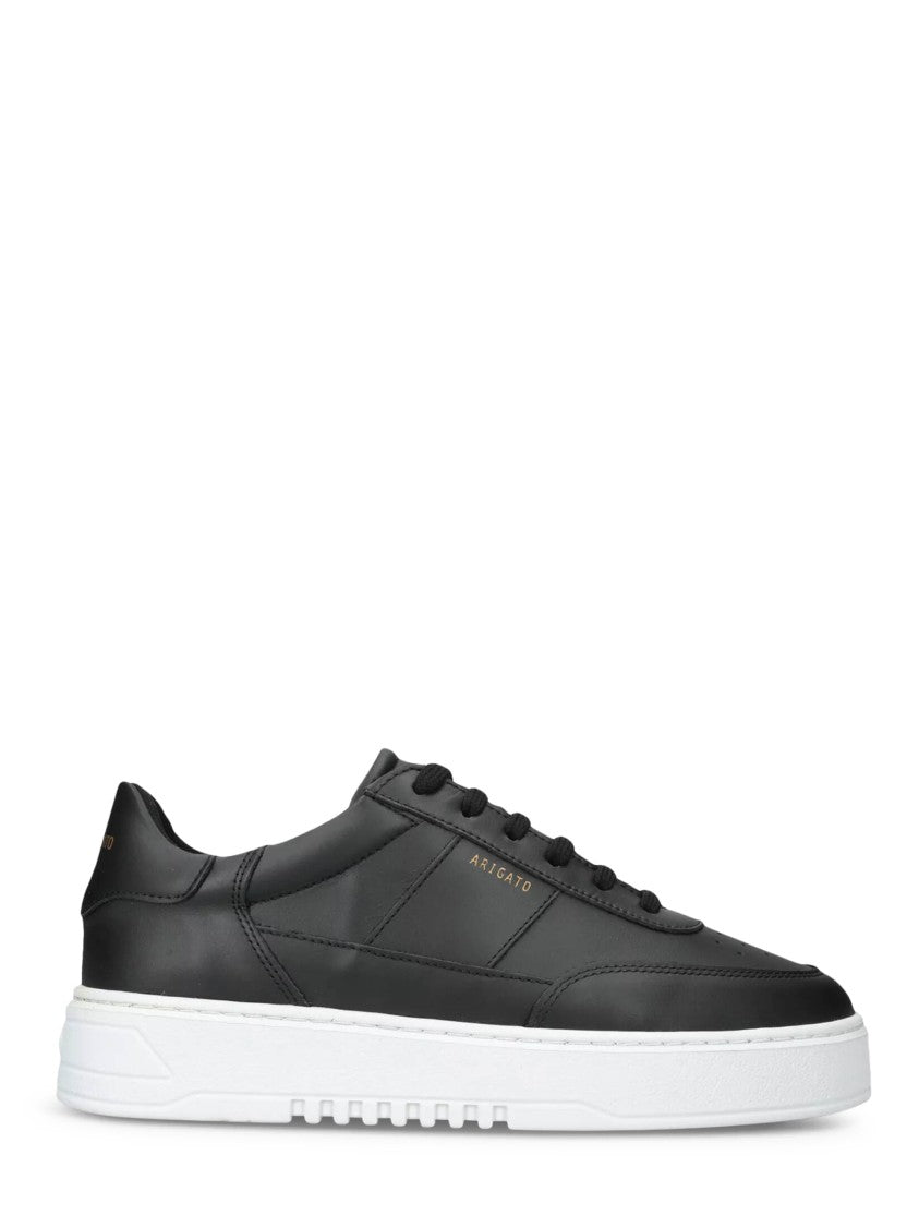 Axel Arigato Black Leather Sneakers With Contrasting Sole