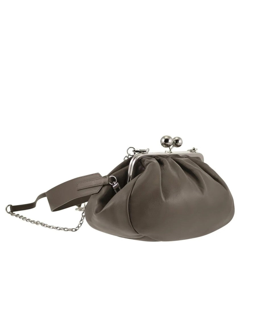 Max Mara Medium-Sized Deconstructed Pasticcino Bag In Supple Napped Sheepskin