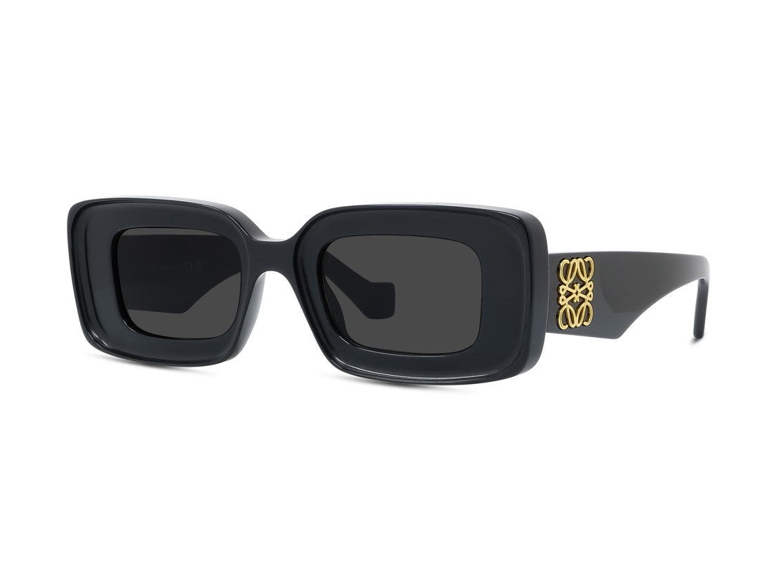Loewe Lw40101i Bold Gold Detail Oversized Square Sunglasses