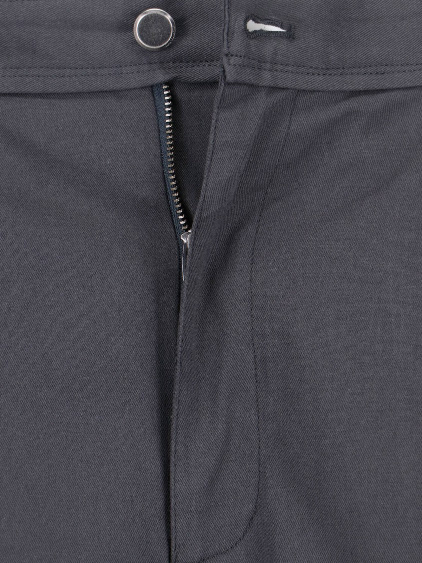 Low Classic Grey Mid-Rise Tailored Pants