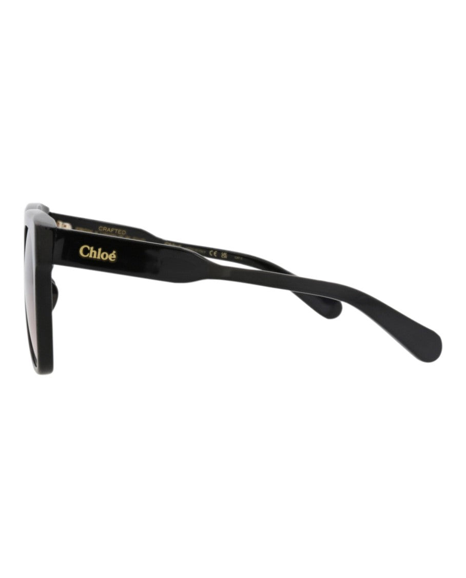 Chloé Square-Frame Recycled Acetate Sunglasses