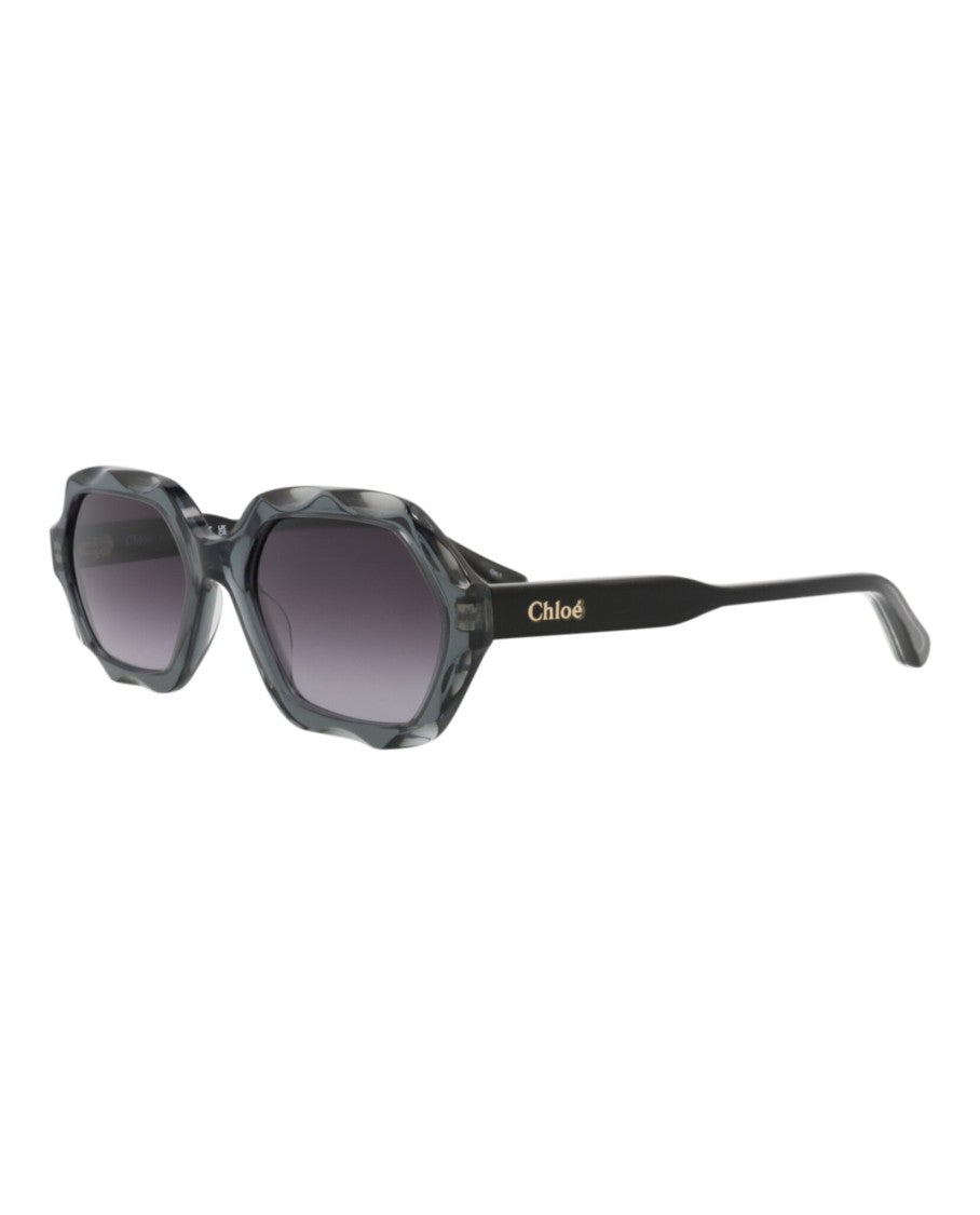 Chloé Square-Frame Recycled Acetate Sunglasses