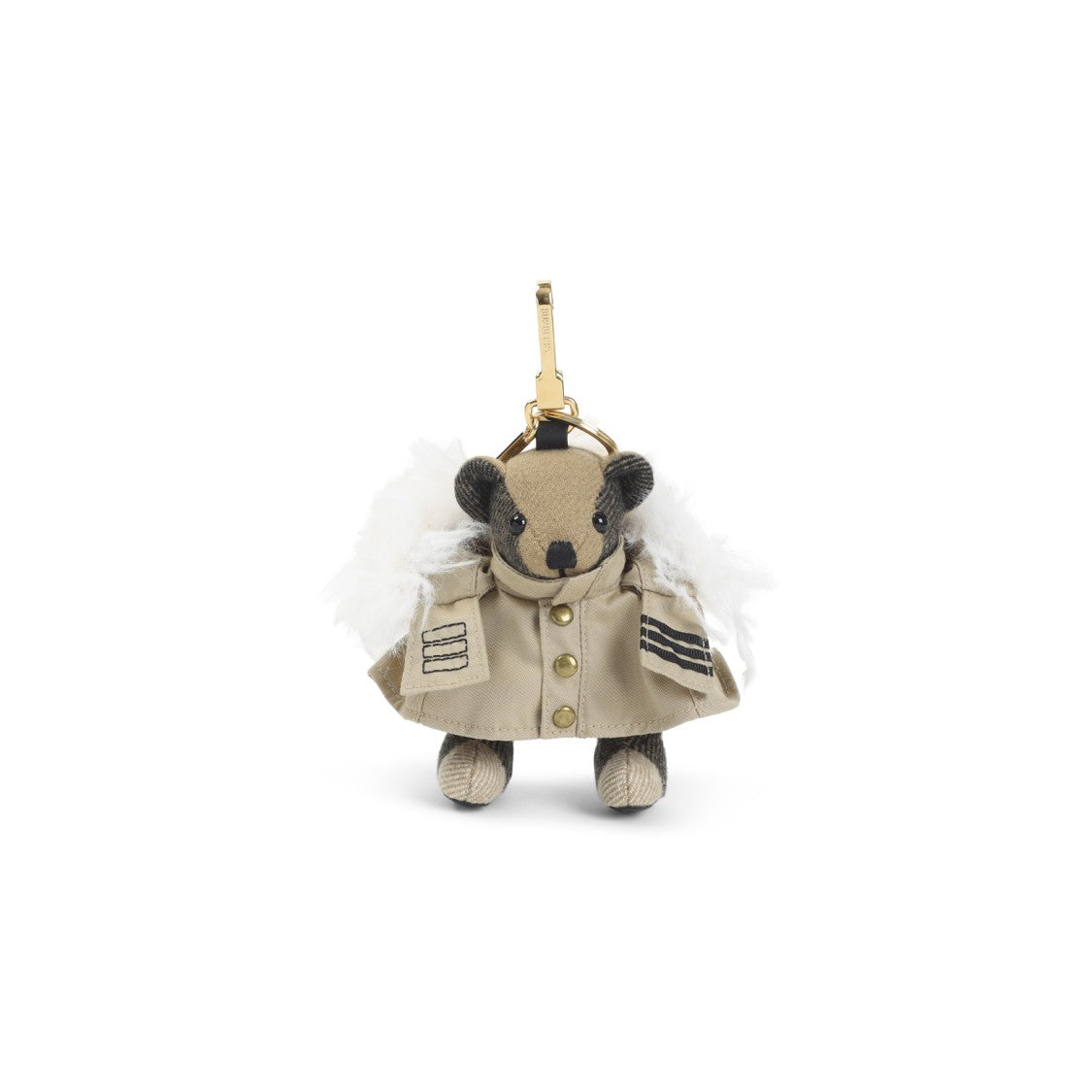 Burberry Bear-Shaped Cashmere And Cotton Clutch