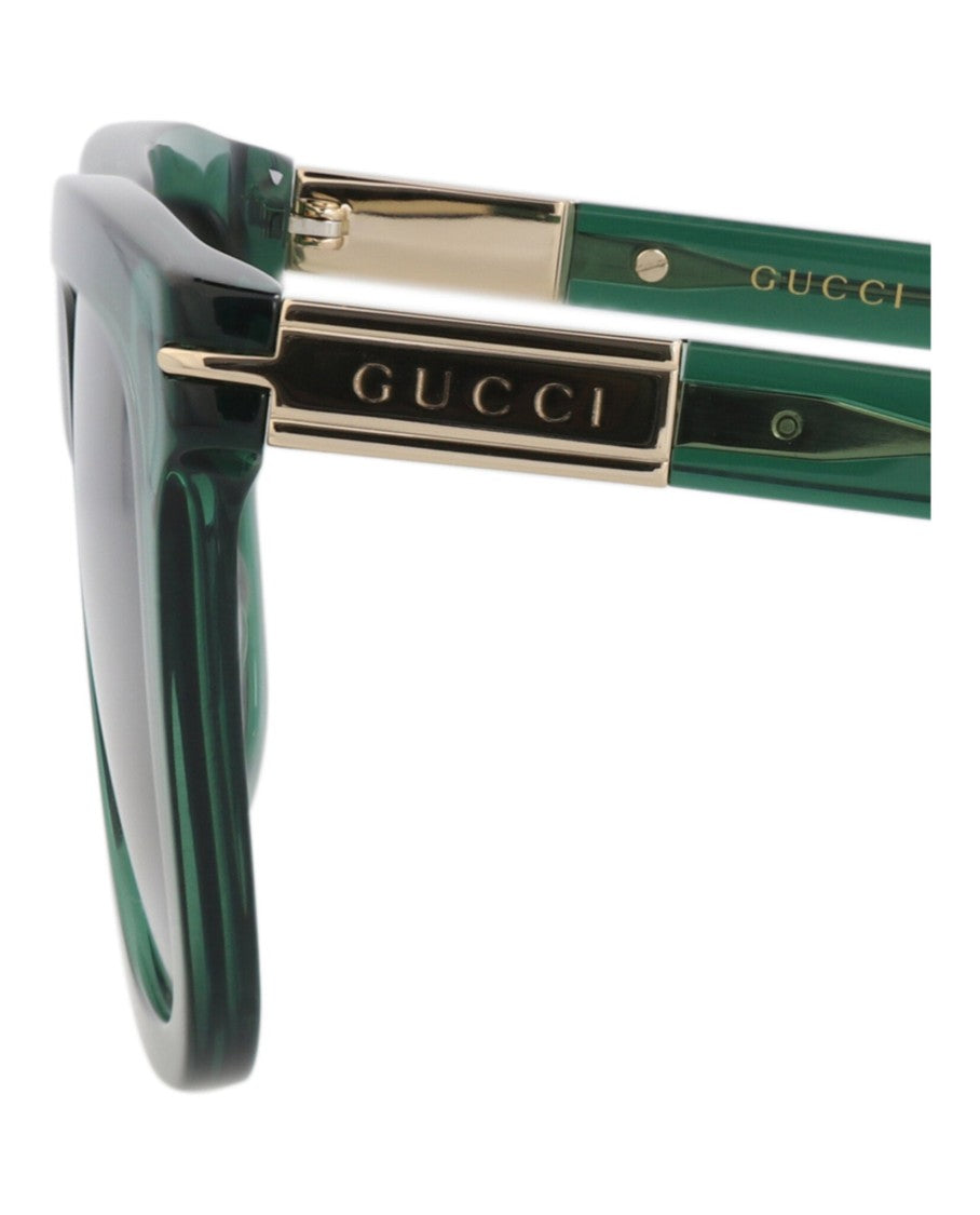Gucci Square-Frame Recycled Acetate Sunglasses