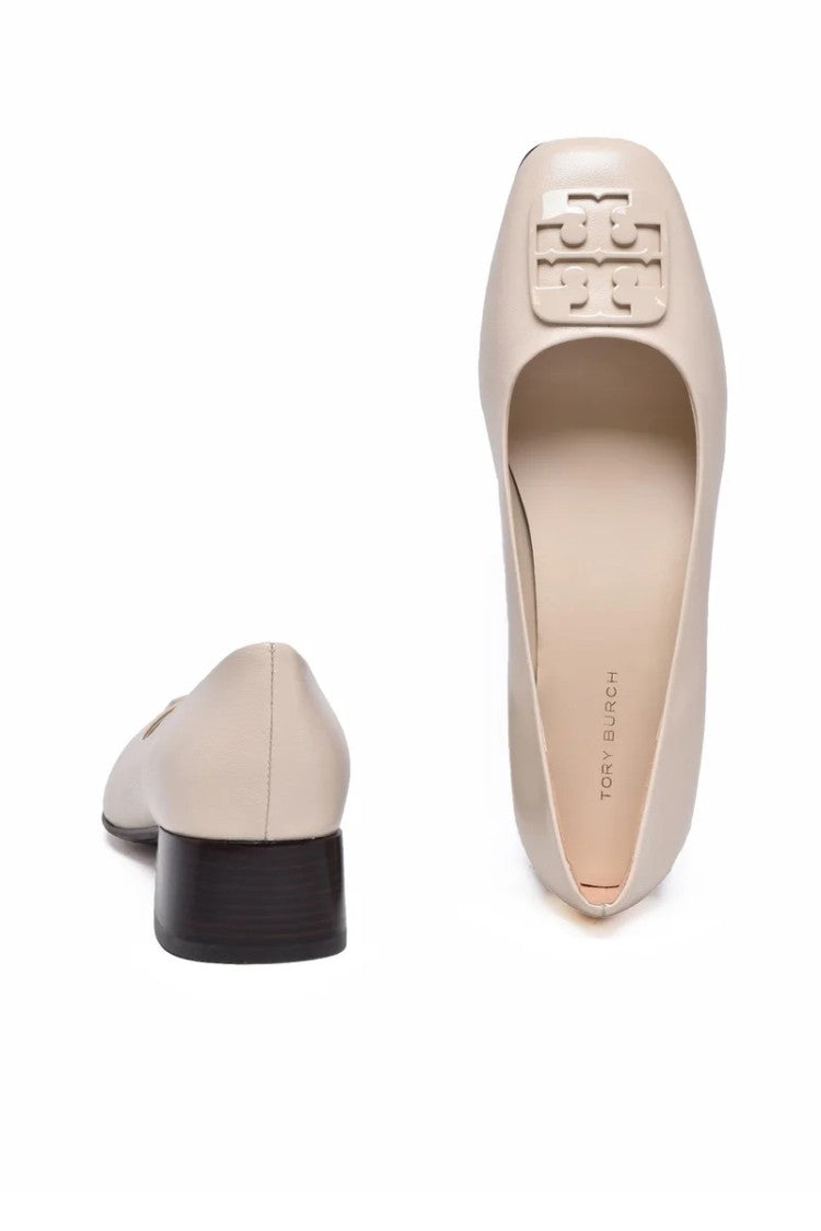 Tory Burch Patent Pumps - Cream
