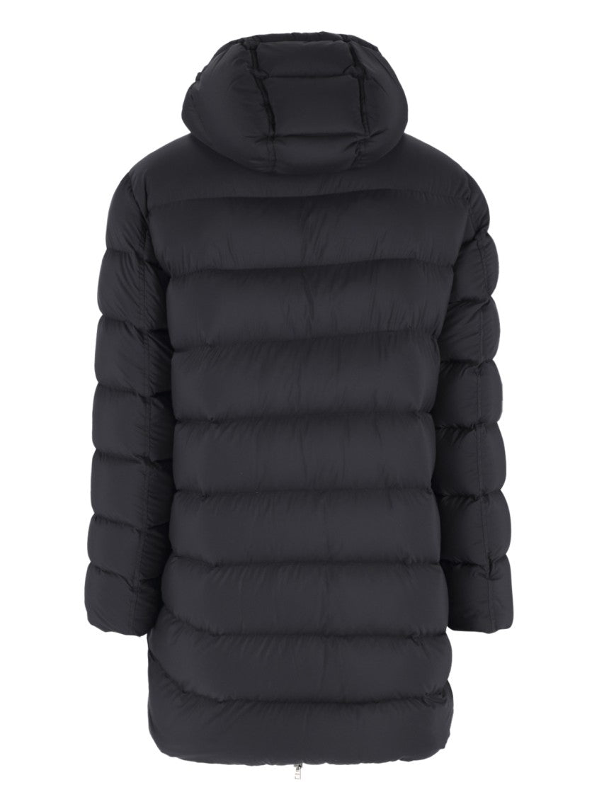 Herno Black Hooded Padded Jacket