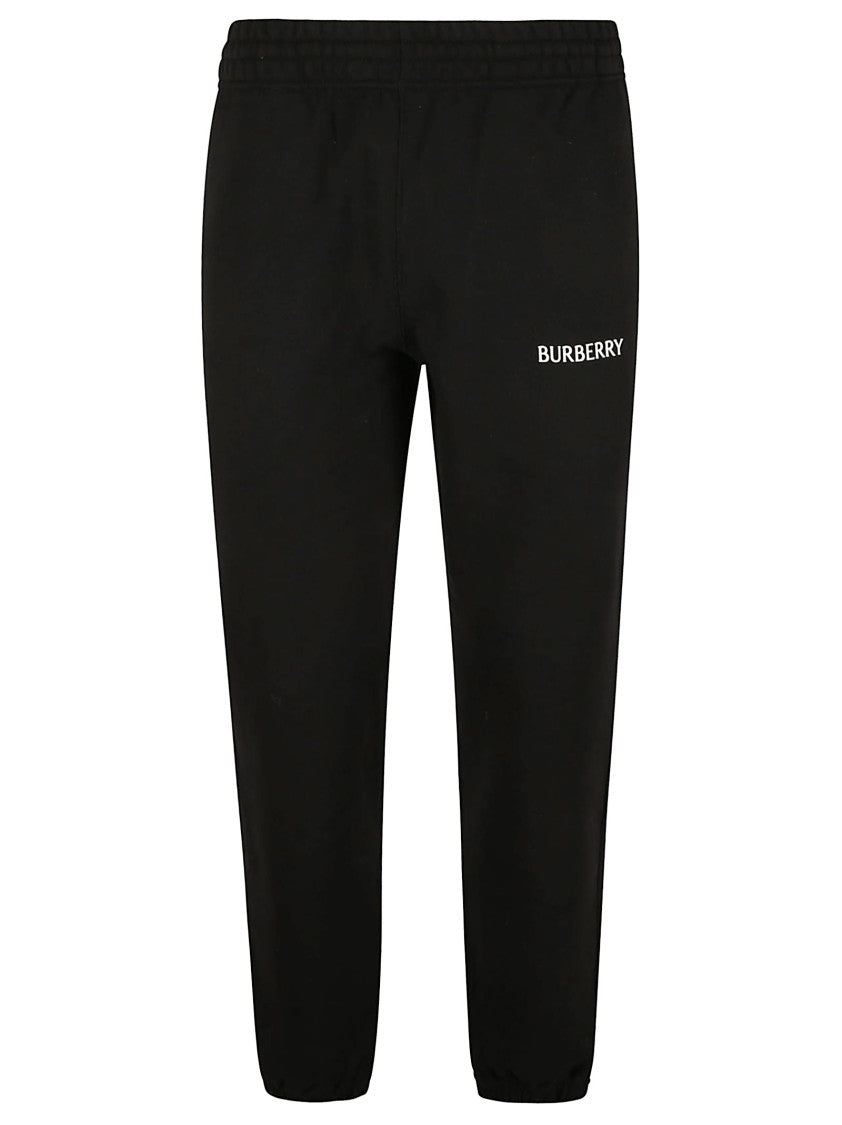 Burberry Ribbed Cuff Sweatpants With Subtle Branding