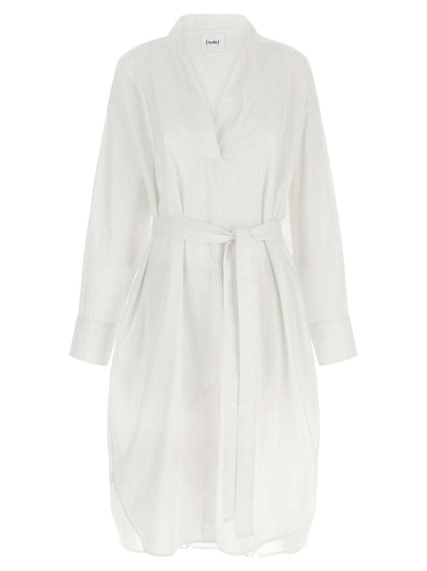 Nude Chemisier Dress