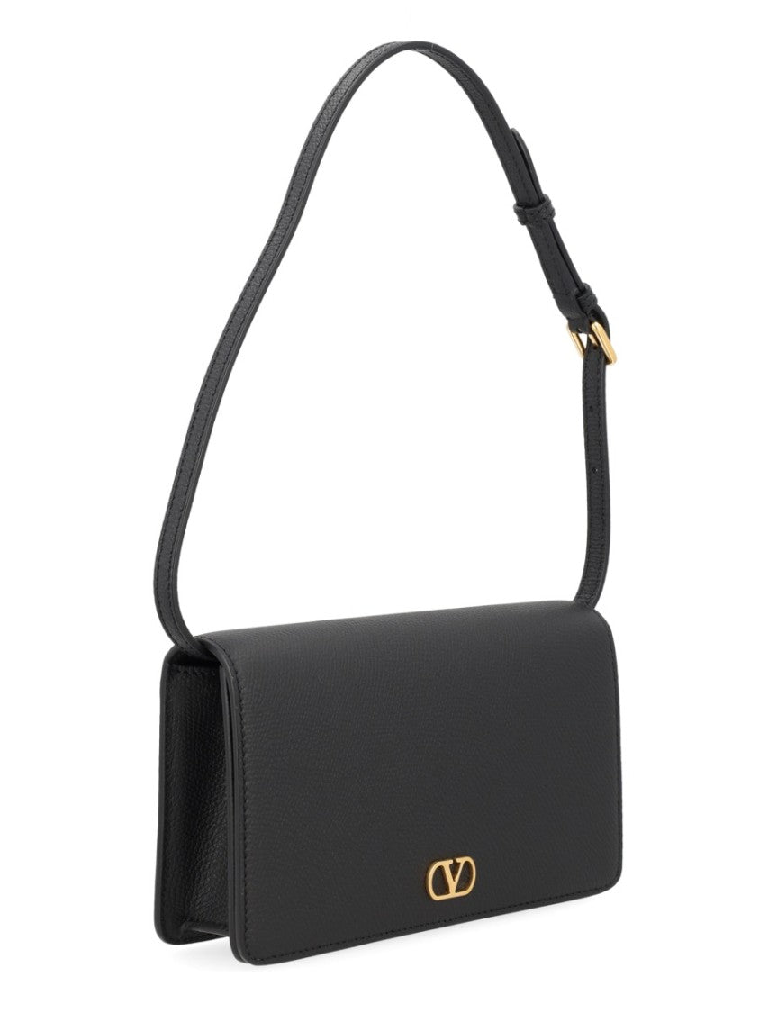 Valentino Vlogo Signature Textured Leather Mini Bag