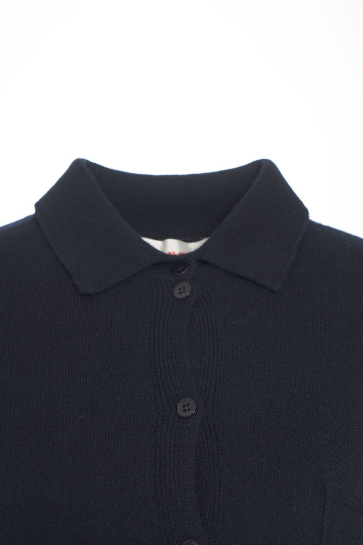 Mvm Knit Shirt With Classic Collar