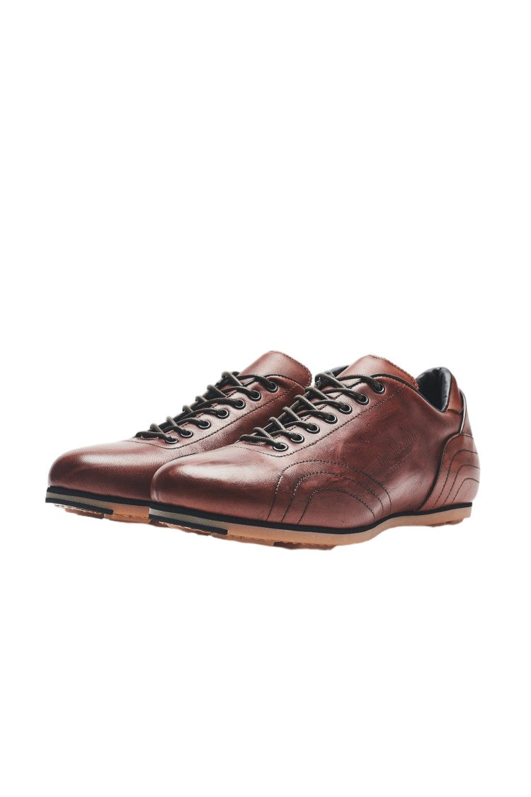 Pantofola D'oro White Italian Leather Support Cupsole Sneakers