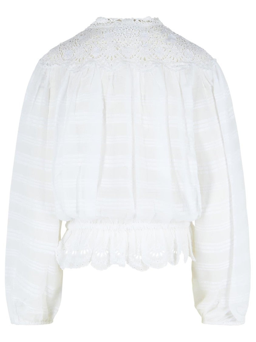 Isabel Marant Étoile 'Polly' White Cotton Shirt
