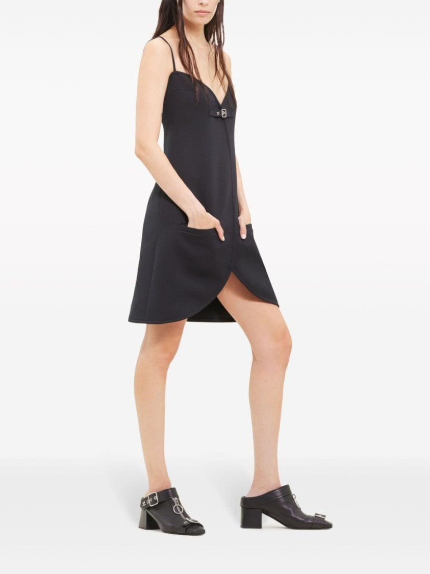 Courrèges Above-Knee Twill Weave Dress