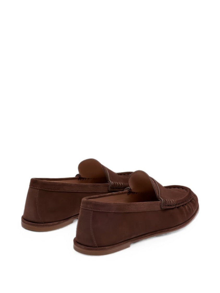 Stuart Weitzman Black Classic Loafer Penny Strap Flats