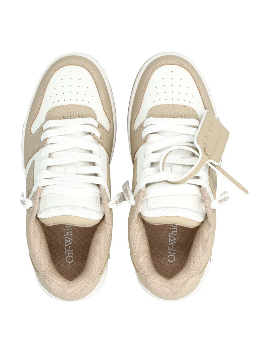 Off-White Contemporary Lace-Up Sneakers With Signature Arrow Detail