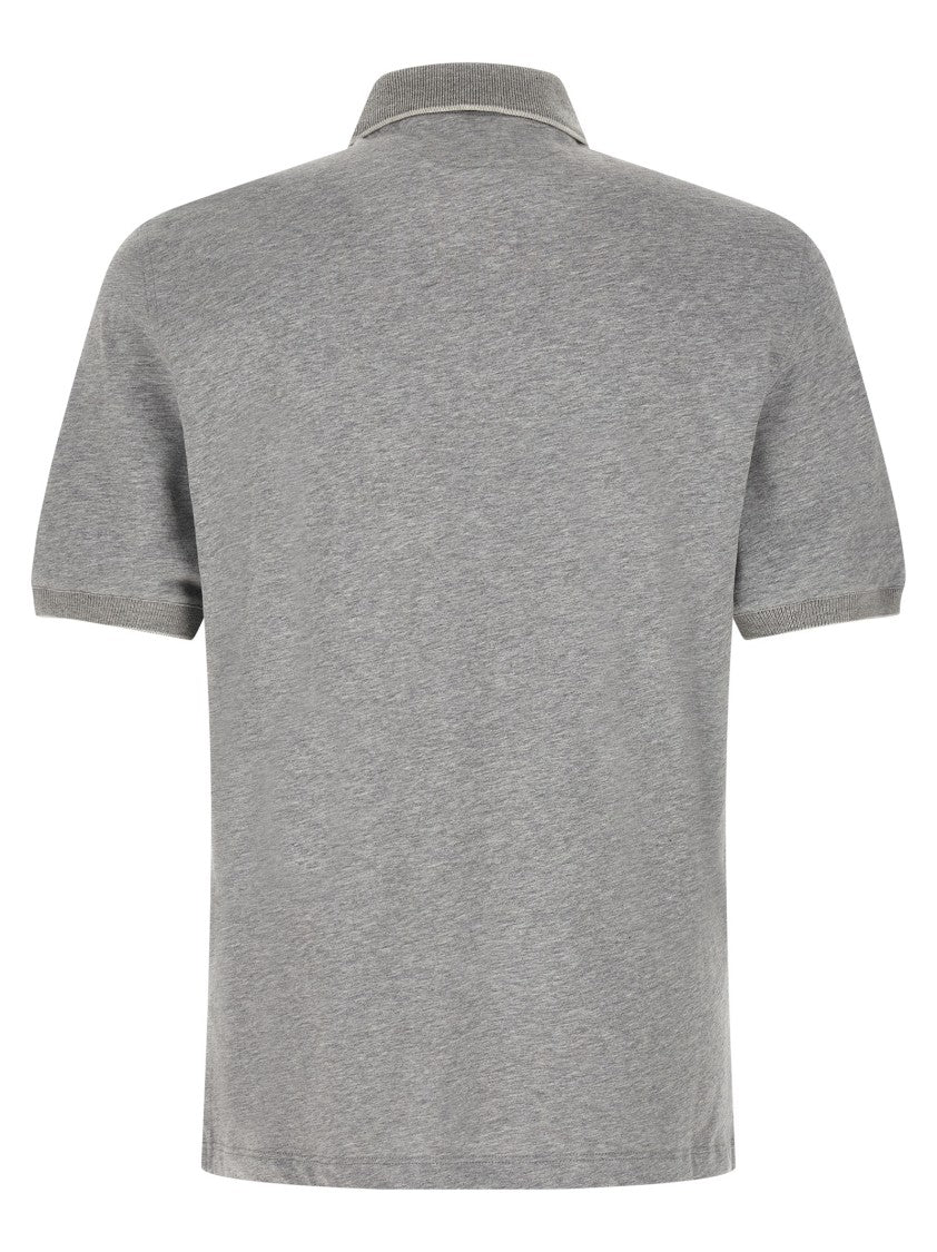 Brunello Cucinelli Stretch Jersey Polo Shirt