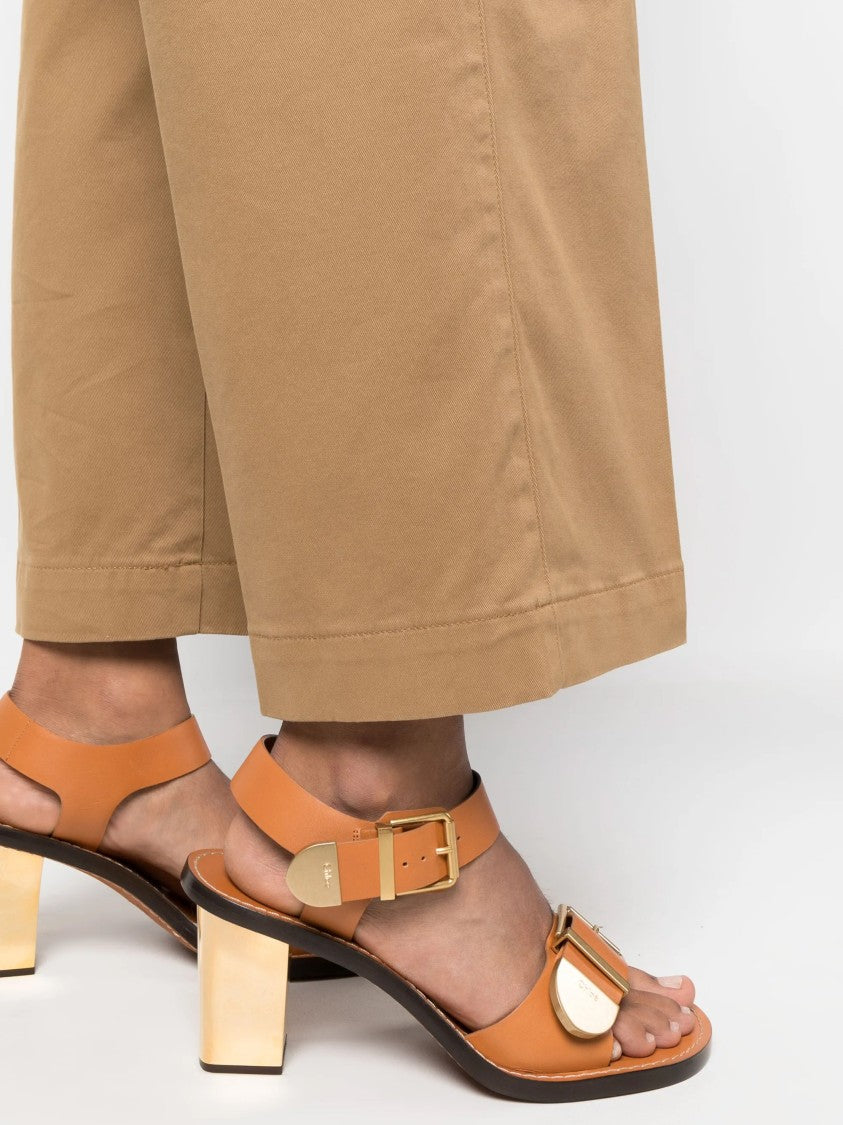 Polo Ralph Lauren Wide-Leg Cotton Trousers