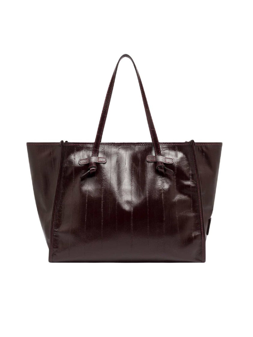 Gianni Chiarini Antique Ruby Leather Tote Bag