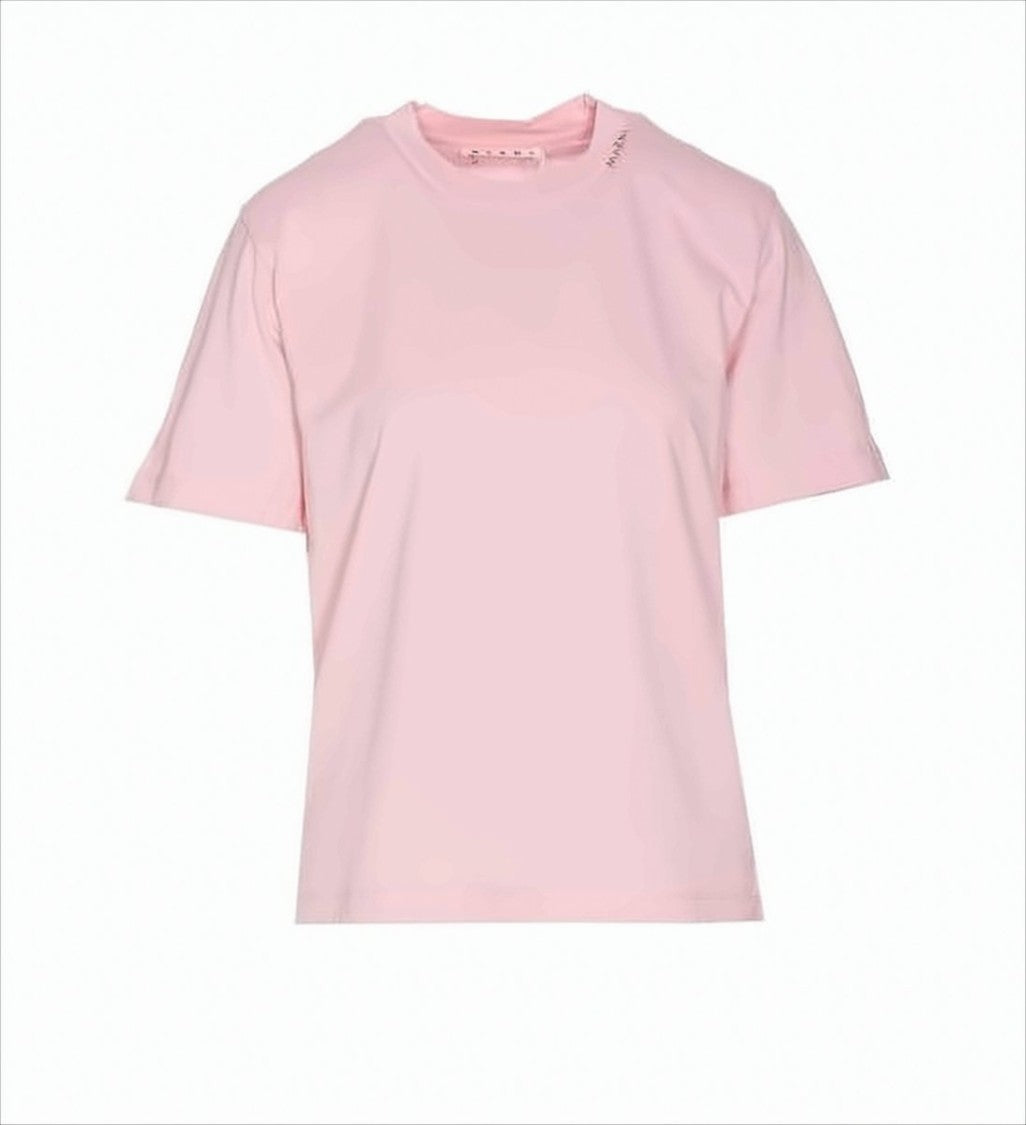 Marni Relaxed Fit Short-Sleeved T-Shirt With Signature Logo Detail