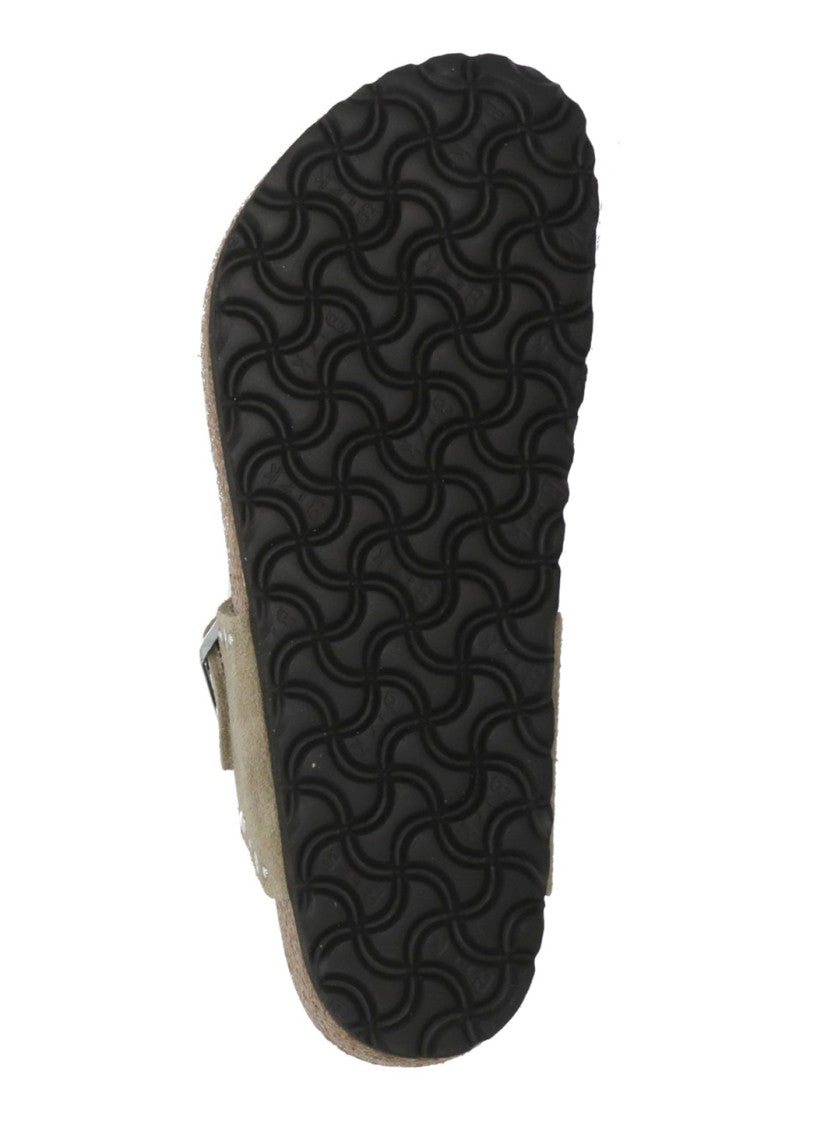 Birkenstock Beige Gizeh Rivet Studded Sandals