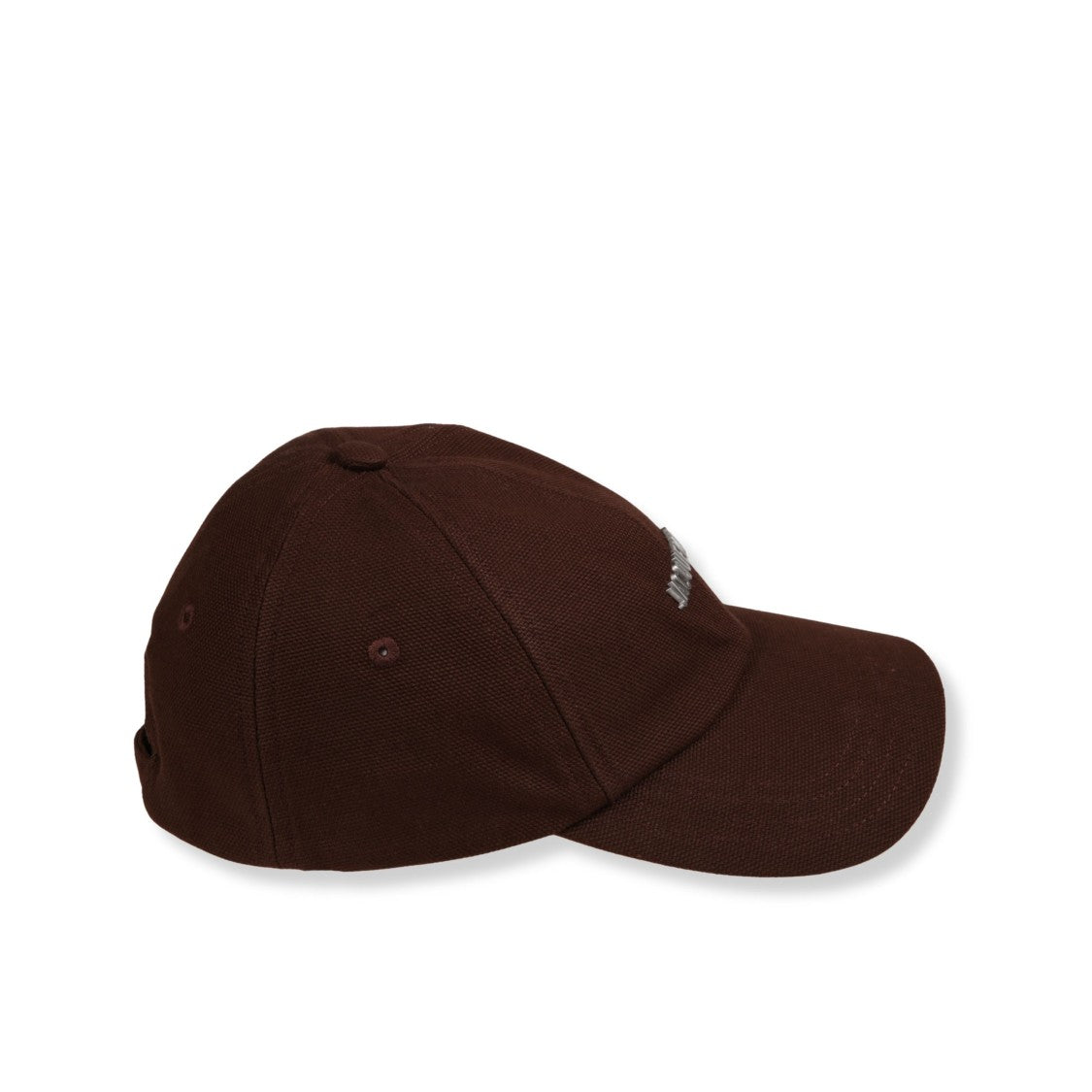 Jacquemus Minimalist Cotton Cap With Structured Crown