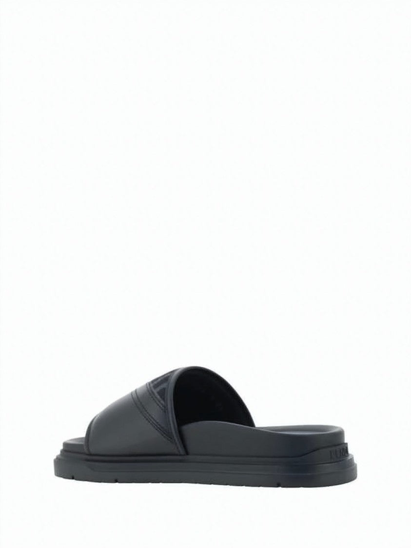 Fendi Fendi Ff Jacquard Diagonal Slide Sandals