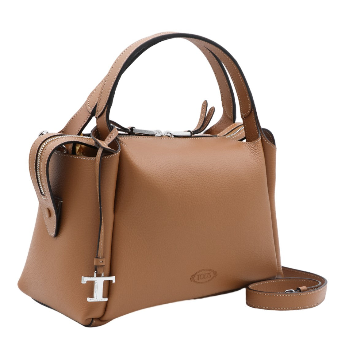 Tod's Structured Handbag With Pebbled Texture