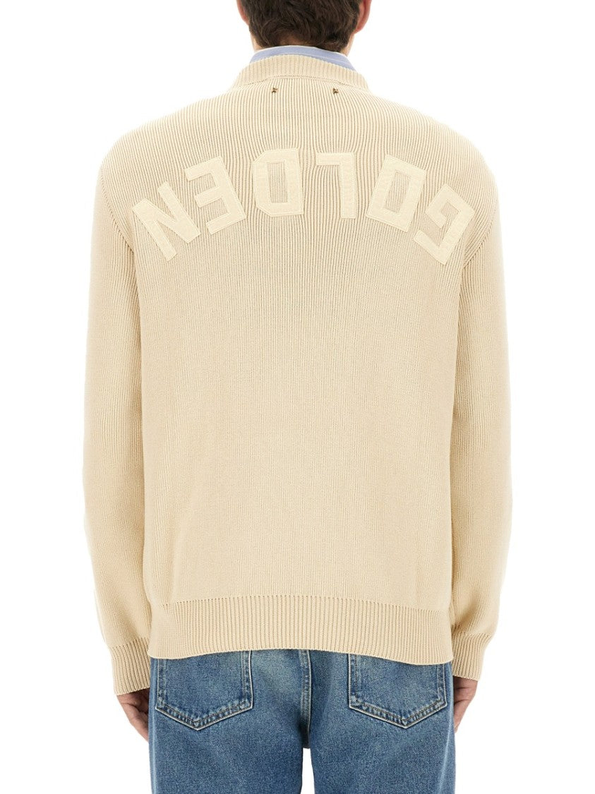 Golden Goose Relaxed Fit Ribbed Knit Jersey