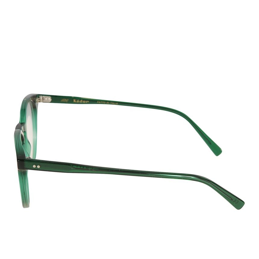 Kador Chyli/N Translucent Green Frame Eyeglasses With Rounded Shape