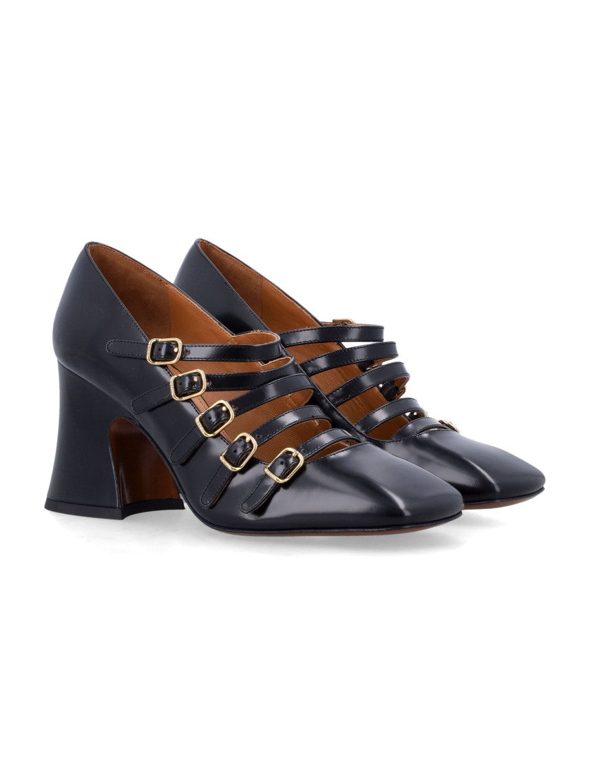 Chloé Jani Maryjane Pointed Toe Block Pumps