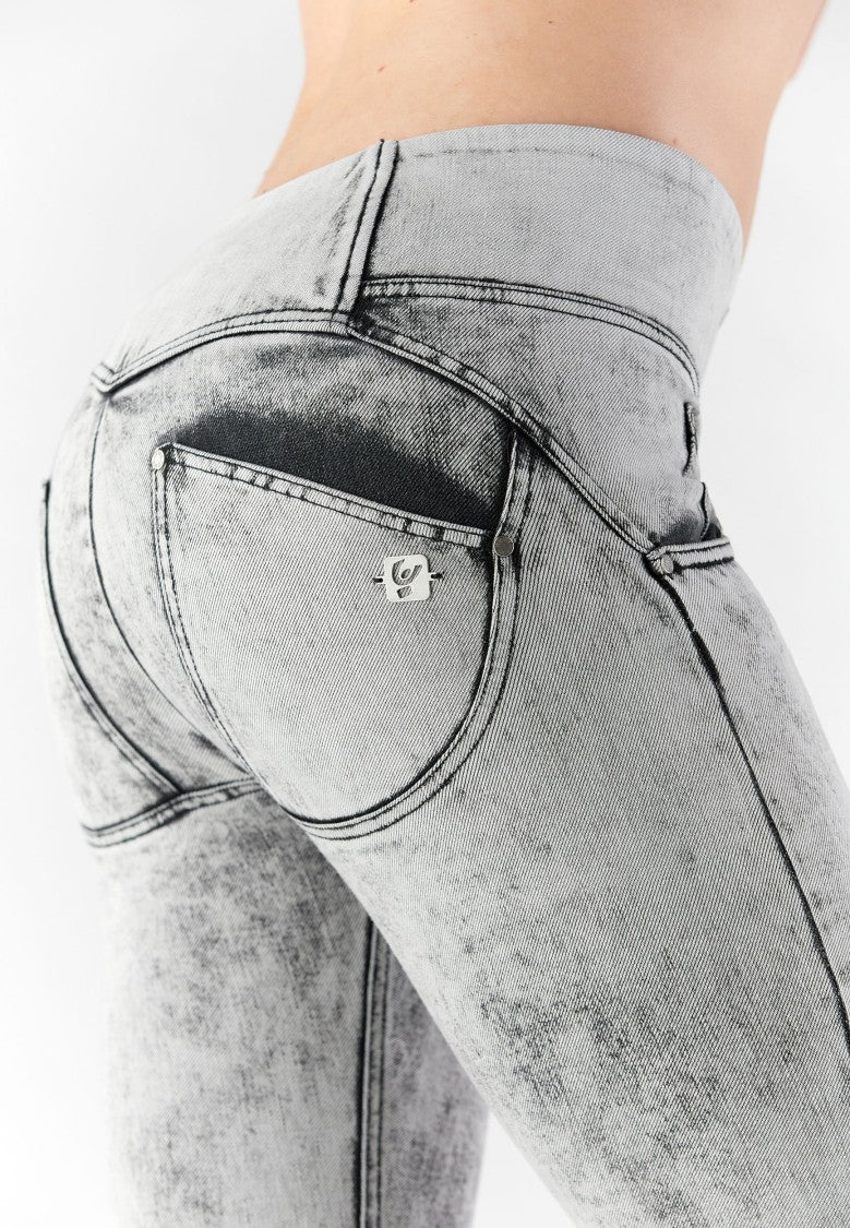 Freddy Slim-Fit Grey Push-Up Pants