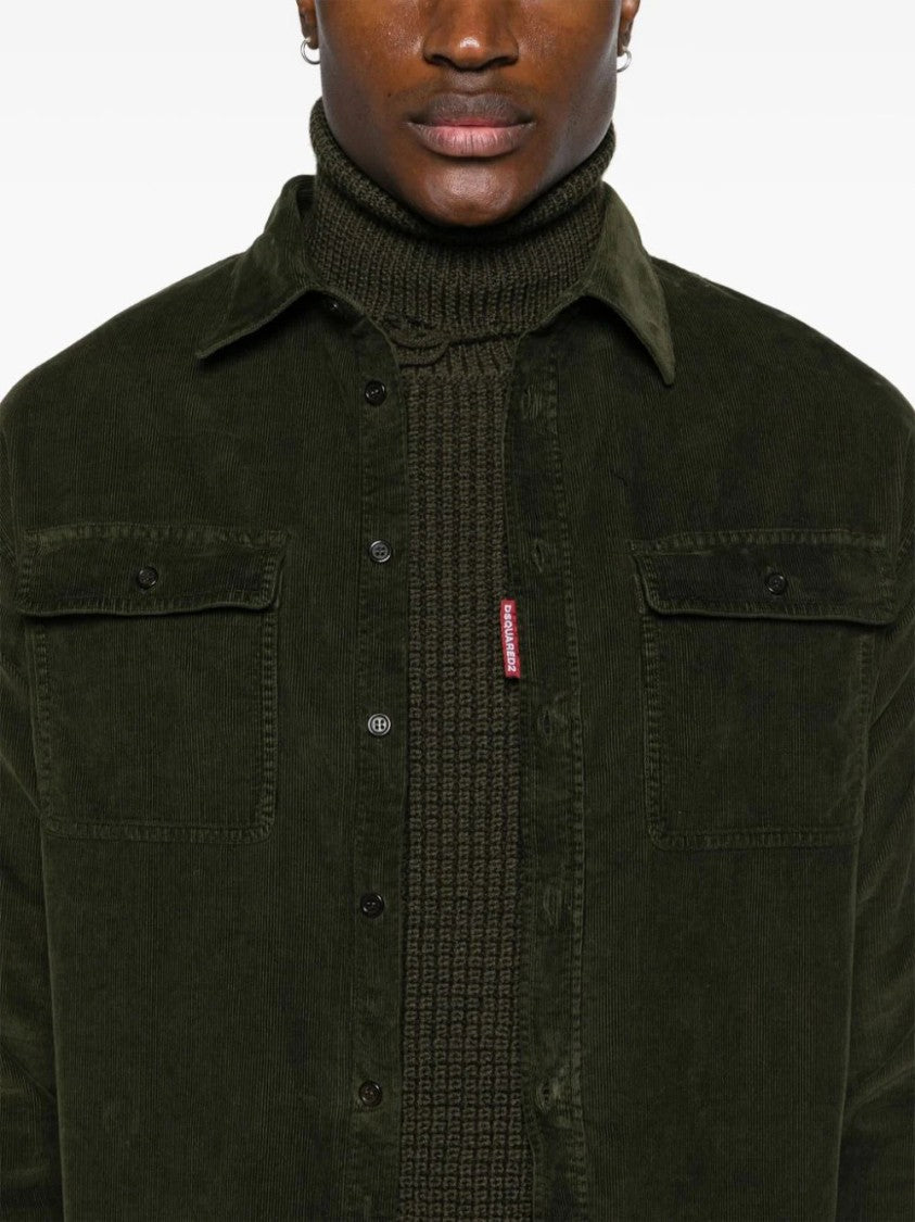 Dsquared2 Corduroy Cotton Shirt